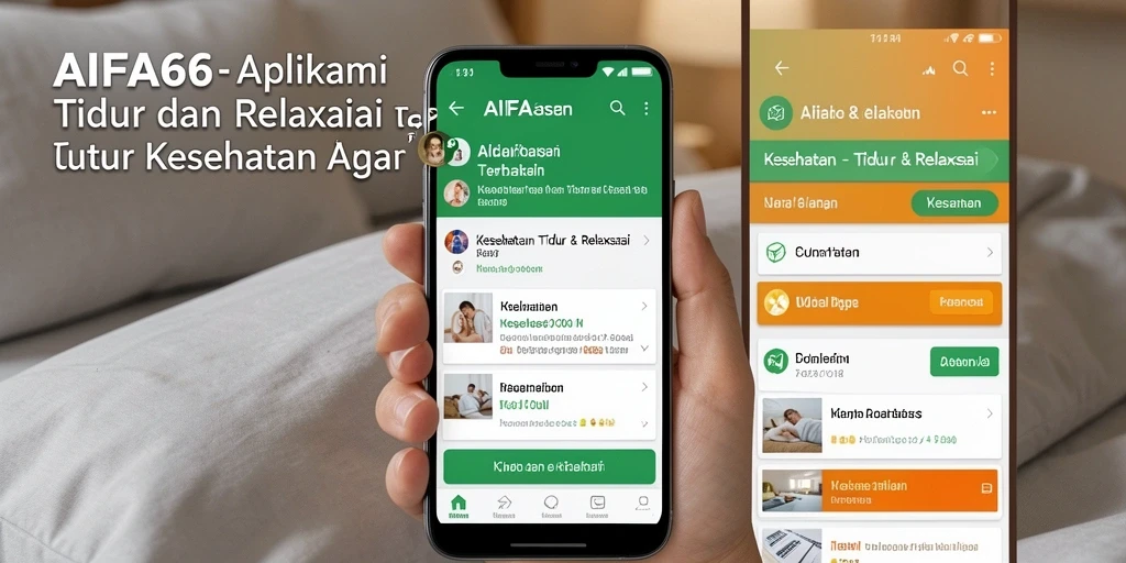 Antarmuka AIFA66 yang nyaman untuk membantu tidur dan relaksasi.
