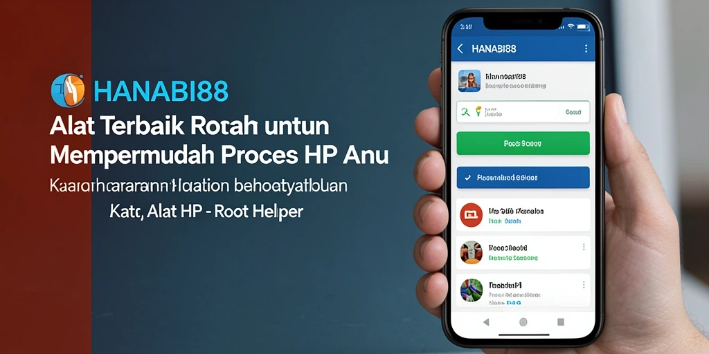 Tampilan antarmuka HANABI88 yang intuitif untuk Root Helper.
