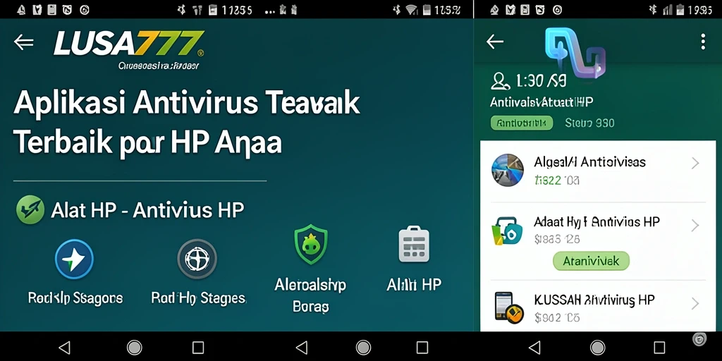 Antarmuka LUSA777 yang intuitif dan mudah dipahami.