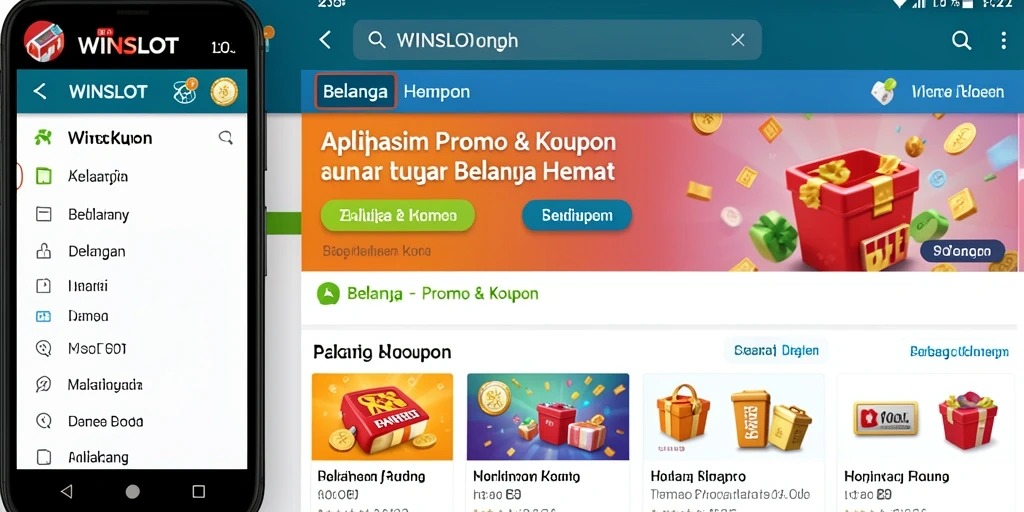 Antarmuka WINSLOT menampilkan beragam promo menarik untuk pengguna.